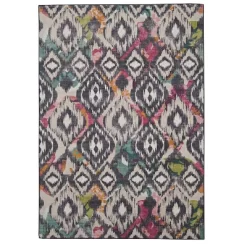 Govan Washable Outdoor Rug Ivory/Charcoal - Linon -Quality Garden Outdoor Store GUEST f0ce34fd 409b 42d6 807d 2e0076ca9e77