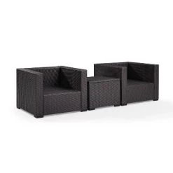 Biscayne 3pc Outdoor Wicker Seating Set - Mist - Crosley -Quality Garden Outdoor Store GUEST f1368e0a aebb 428d bef3 71509c4c97e9 1
