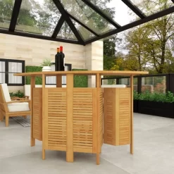 Patio Bar Table Teak - Olivia & May -Quality Garden Outdoor Store GUEST f3187992 07f1 4e24 a5a0 f53ead709684