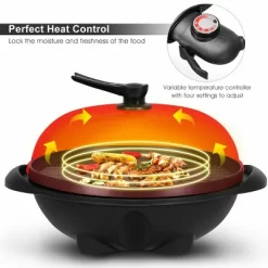Costway Electric BBQ Grill 1350W Non-stick 4 Temperature Setting Outdoor Garden Camping -Quality Garden Outdoor Store GUEST f384d14d 7c60 4c61 b28e c831372d327a