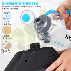 Costway Patio 4pcs 13L Cantilever Offset Umbrella Base Heavy Duty Outdoor Square Black 13 Costway Patio 4pcs 13L Cantilever Offset Umbrella Base Heavy Duty Outdoor Square Black -Quality Garden Outdoor Store GUEST f4547722 32cd 4286 8882 bed874a11e01