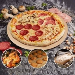 Royal Gourmet 2pc Pizza Set For BBQ Grill Oven With 13'' Round Pizza Cordierite Stone -Quality Garden Outdoor Store GUEST f683dc49 51c2 4ca9 9507 1eedc9f93db9