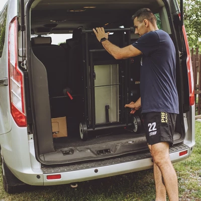 Razor Griddle Portable 3-Burner 30,000 BTU Gas Flattop Grill & Griddle Combo With 25" X 16" Cooking Surface Area, Foldable Cart & Side Shelf, Black 2 Razor Griddle Portable 3-Burner 30,000 BTU Gas Flattop Grill & Griddle Combo With 25" X 16" Cooking Surface Area, Foldable Cart & Side Shelf, Black - Image 2