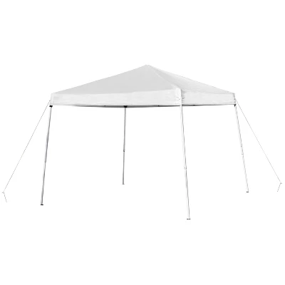 Flash Furniture 8'x8' Pop Up Event Canopy Tent With Carry Bag And 6-Foot Bi-Fold Folding Table With Carrying Handle - Tailgate Tent Set 5 Flash Furniture 8'x8' Pop Up Event Canopy Tent With Carry Bag And 6-Foot Bi-Fold Folding Table With Carrying Handle - Tailgate Tent Set - Image 5