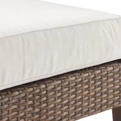 Capella 2pk Outdoor Wicker Ottomans - Cream/Brown - Crosley -Quality Garden Outdoor Store GUEST f76a8125 07c6 45f3 93e7 ea8ba37b362e