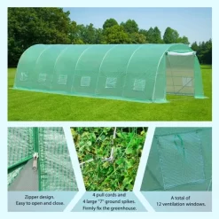 Aoodor Large Walk-in Green House With Zippered Screen Doors -Quality Garden Outdoor Store GUEST fa26ba58 8345 4d3c b465 e94ebcf7bbb3