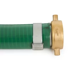 Apache 98128010 1.5-inch Diameter 20-Foot Long PVC Flexible Style G Pool Sump-Pump Garden Suction/Discharge Hose With Aluminum Pin Lug Fittings, Green