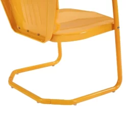 Griffith Metal Chair Tangerine - Crosley -Quality Garden Outdoor Store GUEST fe40fb46 edb0 4569 a3a1 68113f00f0b2
