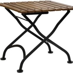 Sunnydaze Decor Sunnydaze Indoor/Outdoor Chestnut Wood Folding Square Patio Accent Side Table - 20" - Brown -Quality Garden Outdoor Store GUEST ff6436a8 4366 44e9 912a 4a83b476a98d