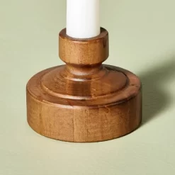 7"x3" Flameless Christmas Window Candle With Wood Base - Hearth & Hand™ With Magnolia -Quality Garden Outdoor Store GUEST ffd6975e 2146 4e21 8ea0 9c4d357bd4f0